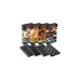 Tefal Snack Collection Set SW854D, Sandwichmaker(edelstahl/schwarz, 700 Watt, mit 4 Platten-Sets)