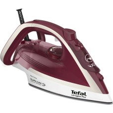 Tefal Ultragliss Plus FV 6810, Dampfbügeleisen(weinrot/weiß)