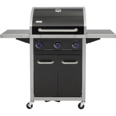 Tepro Gasgrill Northport 3(schwarz/silber, 9,6 kW)