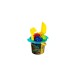 Theo Klein AquaAction Coral Reef Sandeimer (1 Liter) mit Zubehör, Gartenspielgerät