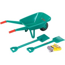 Theo Klein Bosch Gartenset mit Schubkarre 4-teilig, Gartenspielgerät(grün)