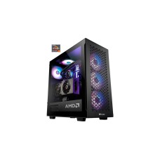 Thermaltake AMD Pro Edition, Gaming-PC(schwarz/transparent, Windows 11 Home 64-Bit)