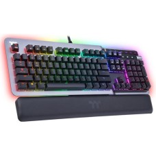 Thermaltake ARGENT K5 RGB, Gaming-Tastatur(titan/schwarz, DE-Layout, Cherry MX RGB Blue)