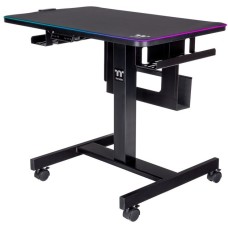 Thermaltake CYCLEDESK 100 Smart Gaming Desk, Gaming-Tisch(schwarz)