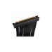 Thermaltake PCI-E 4.0 Dual 90° Riser Cable, Kabel(schwarz, 13cm)