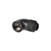 Thermaltake Pacific G1/4 Male to Female 90-Degree Extender, Adapter(schwarz, 12mm OD)