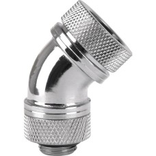 Thermaltake Pacific G1/4 PETG 45-Degree Compression 16mm OD, Adapter(silber, CL-W096-CA00SL-A)