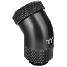 Thermaltake Pacific G1/4 PETG Tube 45-Degree compression 12mm OD, Anschlüsse(schwarz, CL-W146-CU00BL-A)