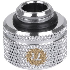 Thermaltake Pacific G1/4 PETG Tube 5/8" (16mm) OD Adapter, Anschlüsse(silber, CL-W064-CU16SL-A)