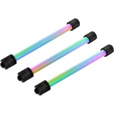 Thermaltake Pacific RGB Plus TT Premium Edition G1/4 PETG Tube 16mm OD 12mm ID Fitting, Verbindung(schwarz, 6 Pack Fittings)