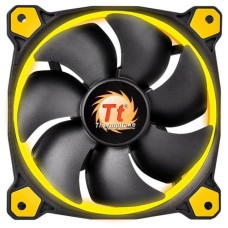 Thermaltake Riing 12 LED Yellow 120x120x25, Gehäuselüfter(schwarz/gelb)