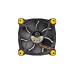 Thermaltake Riing 12 LED Yellow 120x120x25, Gehäuselüfter(schwarz/gelb)