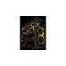 Thermaltake Riing 14 LED Yellow 140x140x25, Gehäuselüfter(schwarz/gelb)