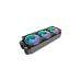 Thermaltake Riing Duo 12 RGB Radiator Fan 3 Pack, Gehäuselüfter(schwarz, 3er Set, 1x Controller)