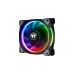 Thermaltake Riing Plus 14 LED RGB Radiator Fan TT Premium, Gehäuselüfter(schwarz, 3er Set, 1x Controller)