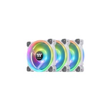 Thermaltake Riing Trio 12 RGB Radiator Fan White TT Premium Edition, Gehäuselüfter(weiß, 3er Pack inkl. Controller)