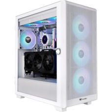 Thermaltake S250 ARGB , Tower-Gehäuse(weiß, Tempered Glass)