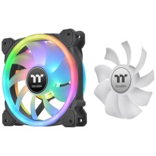 Thermaltake SWAFAN 12 RGB 120x120x25, Gehäuselüfter(schwarz, 3er Pack, inkl Controller)