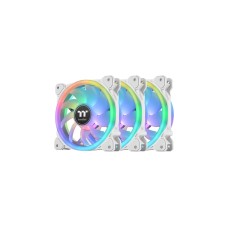 Thermaltake SWAFAN 12 RGB Radiator Fan TT Premium Edition White (3-Fan Pack), Gehäuselüfter(weiß, 3er Pack, inkl. Controller)