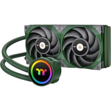 Thermaltake TOUGHLIQUID 240 ARGB Sync All-In-One Liquid Cooler Green 240mm, Wasserkühlung(grün)