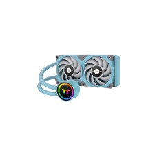 Thermaltake TOUGHLIQUID 240 ARGB Sync All-In-One Liquid Cooler Turquoise 240mm, Wasserkühlung(türkis)