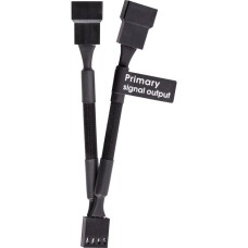 Thermaltake TTMOD PWM-Lüfter 4-Pin Y-Kabel(schwarz, 11cm, 3 Stück)