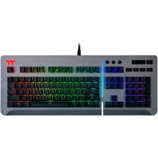 Thermaltake TT Level 20 RGB Cherry Silver Switch, Gaming-Tastatur(titan, DE-Layout, Cherry MX RGB Speed Silver)