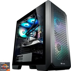 Thermaltake Tethys Black, Gaming-PC(schwarz/transparent, Windows 11 Home 64-Bit)