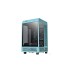 Thermaltake The Tower 100 Mini Tower Turquoise, Tower-Gehäuse(türkis, Tempered Glass)