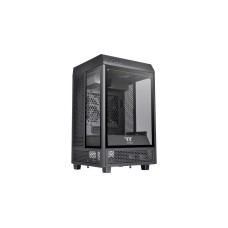 Thermaltake The Tower 100 Mini Tower, Tower-Gehäuse(schwarz, Tempered Glass)