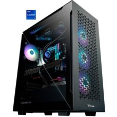 Thermaltake Titan Black, Gaming-PC(schwarz/transparent, Windows 11 Home 64-Bit)