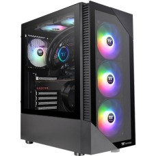 Thermaltake View 200 TG ARGB, Tower-Gehäuse(schwarz, Tempered Glass)