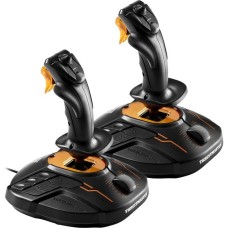 Thrustmaster T.16000M FCS Space Sim Duo, Joystick(schwarz/orange)