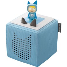 Tonies Toniebox Starterset Blau (Kreativ-Tonie), Lautsprecher(hellblau)