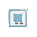 Tonies Toniebox Starterset Blau (Kreativ-Tonie), Lautsprecher(hellblau)