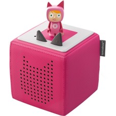 Tonies Toniebox Starterset Pink (Kreativ-Tonie), Lautsprecher(pink)