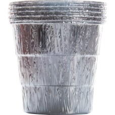 Traeger Alu-Einsatz für Fett-Auffangeimer, Tropfschale(silber, 5 Stück)