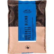 Traeger Hartholz Pellets BRISKET BLEND, 8kg, Brennstoff(limitierte Edition)
