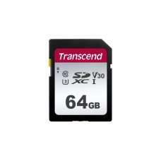 Transcend 300S 64 GB, Speicherkarte(schwarz, UHS-I U3, Class 10, V30)