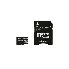 Transcend 4 GB microSDHC Class, Speicherkarte(Class 4)