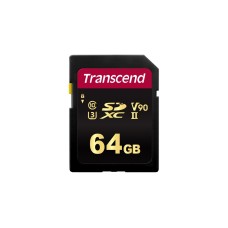 Transcend 700S 64 GB, Speicherkarte(UHS-II U3, Class 10, V90)