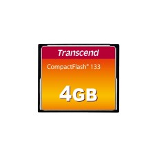 Transcend CompactFlash 133 4 GB, Speicherkarte(schwarz, UDMA 4)