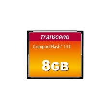 Transcend CompactFlash 133 8 GB, Speicherkarte(schwarz, UDMA 4)