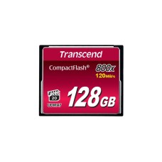 Transcend CompactFlash 800 128 GB, Speicherkarte(schwarz, UDMA 7)