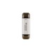 Transcend ESD310 2 TB, Externe SSD(silber, USB-C 3.2 Gen 2 (10 Gbit/s), USB-A 3.2 Gen 2 (10 Gbit/s))