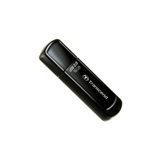 Transcend JetFlash 350 16 GB, USB-Stick(schwarz (glänzend), TS16GJF350)