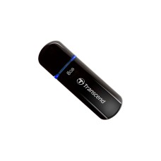 Transcend JetFlash 600 8 GB, USB-Stick(schwarz (glänzend), Dual-Channel)