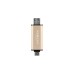 Transcend JetFlash 930C 128 GB, USB-Stick(gold/schwarz, USB-A 3.2 Gen 1, USB-C 3.2 Gen 1)