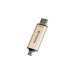 Transcend JetFlash 930C 256 GB, USB-Stick(gold/schwarz, USB-A 3.2 Gen 1, USB-C 3.2 Gen 1)