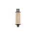 Transcend JetFlash 930C 256 GB, USB-Stick(gold/schwarz, USB-A 3.2 Gen 1, USB-C 3.2 Gen 1)